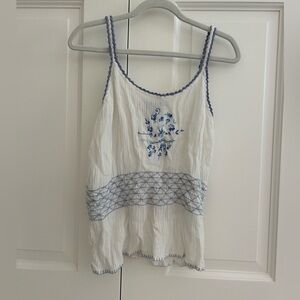 Embroidered Tank